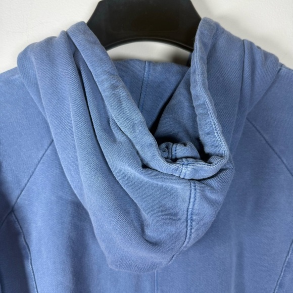 Pilcro by Anthropologie Flynn Blue Peplum Hoodie Size Large - Picture 13 of 16